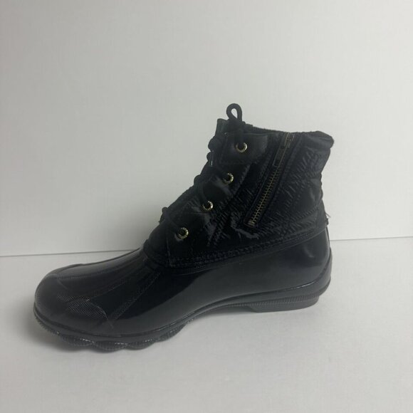 Sperry Womens Syren Gulf Quilted Boot Black Size 10 M - Picture 2 of 6